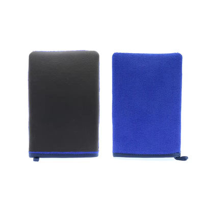 Blue color Car Detailing Clay Mitt Pro for auto cleaning