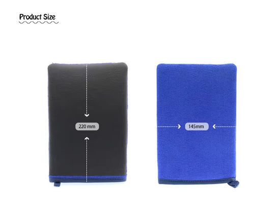 Blue color Car Detailing Clay Mitt Pro for auto cleaning