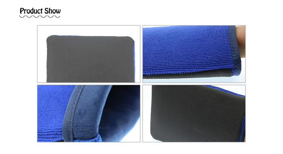 Blue color Car Detailing Clay Mitt Pro for auto cleaning