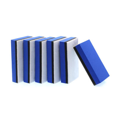 Car detailing blue sponge ceramic coating applicator