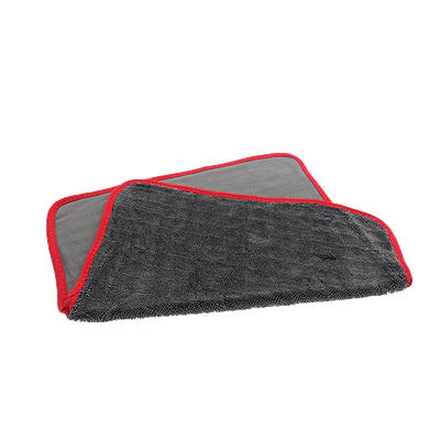 600gsm 40*60cm good water absorption microfiber towel car drying twisted car wash towel