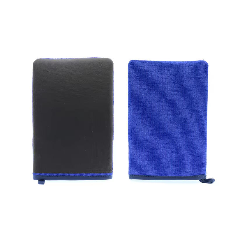Blue color Car Detailing Clay Mitt Pro for auto cleaning