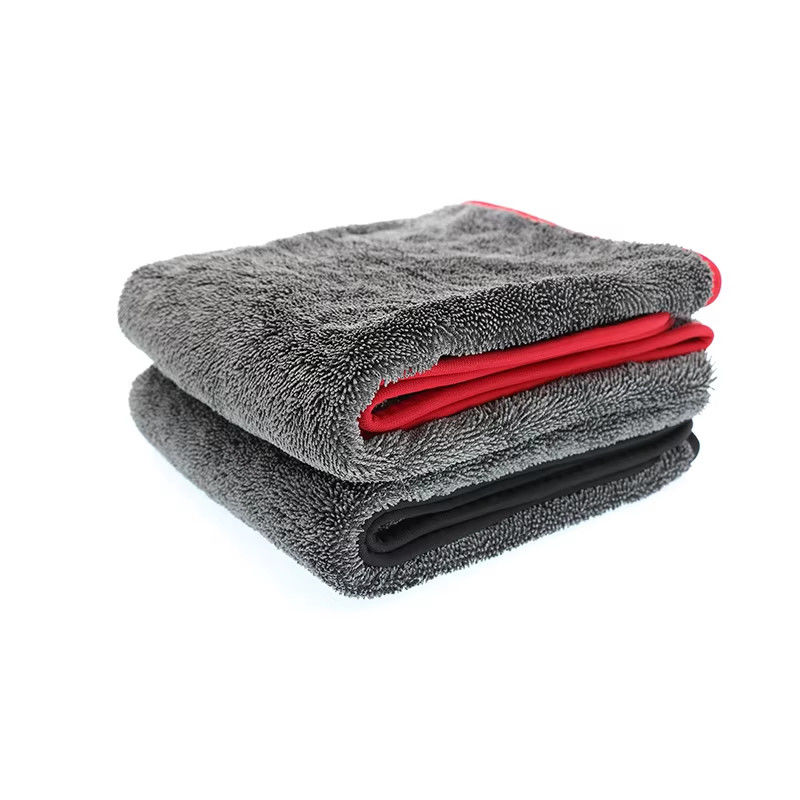 600gsm 40*60cm good water absorption microfiber towel car drying twisted car wash towel